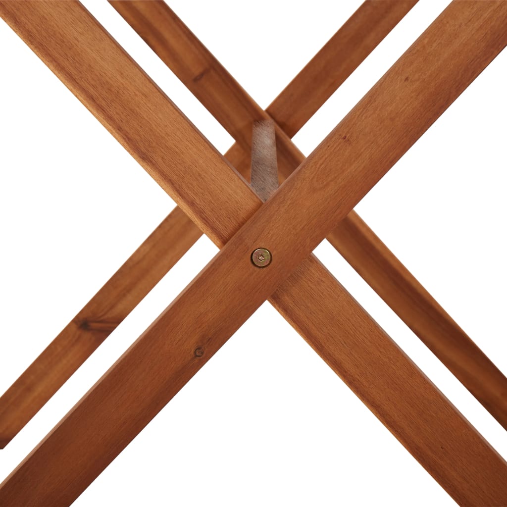 Gartentisch 110 x 67 x 74 cm Massivholz Akazie